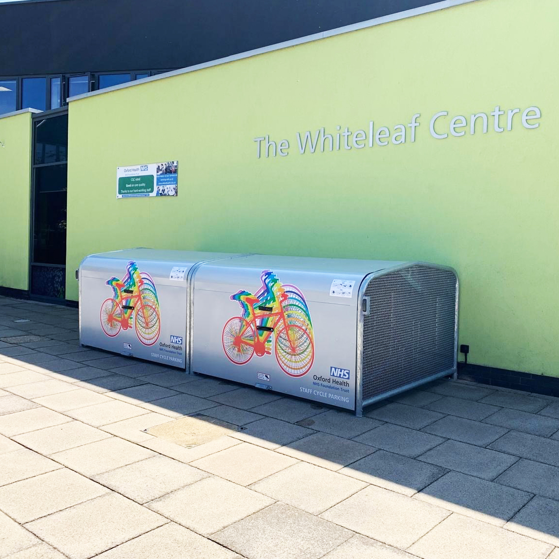 Oxford NHS Bike Hangar